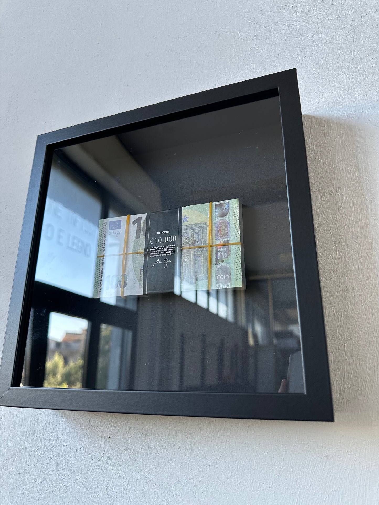 Bündel mit 3 Geldgemälden – Bargeldblock 17.000 €