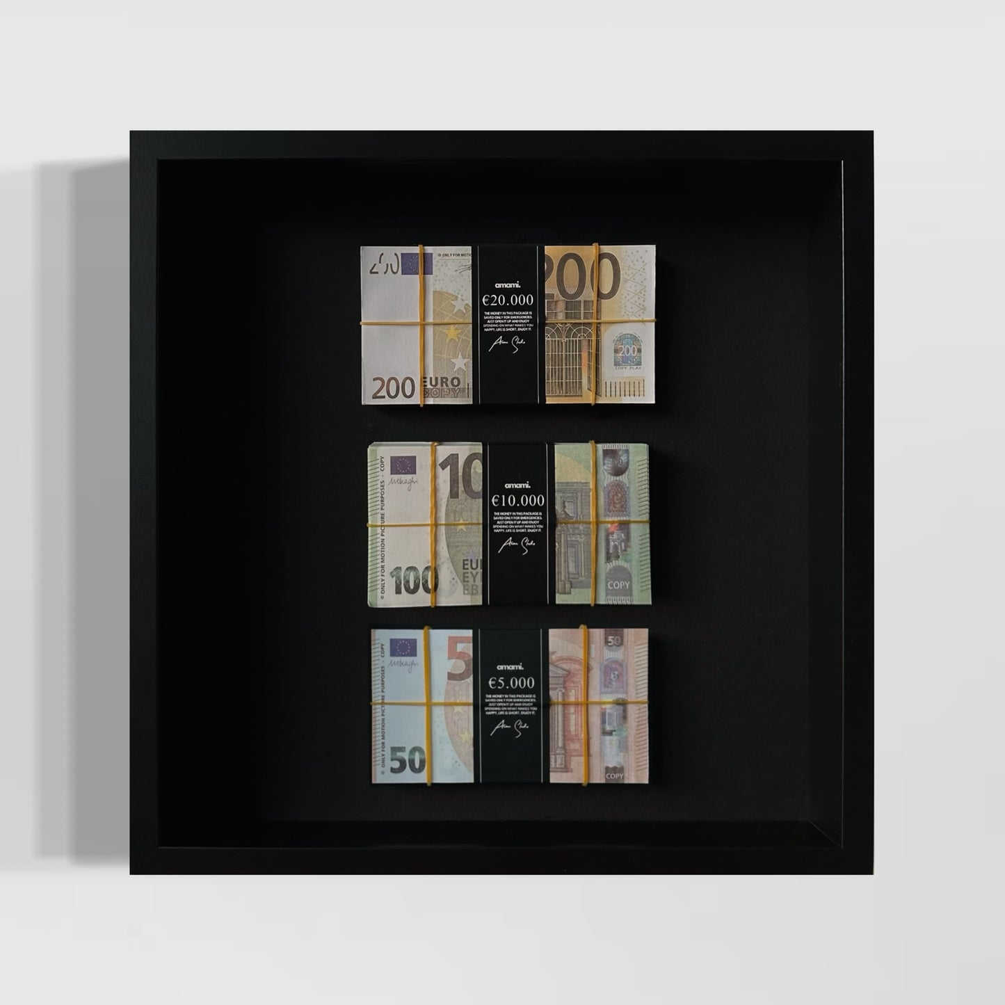 Quadro Money – Vertikaler Geldblock 80.000 €