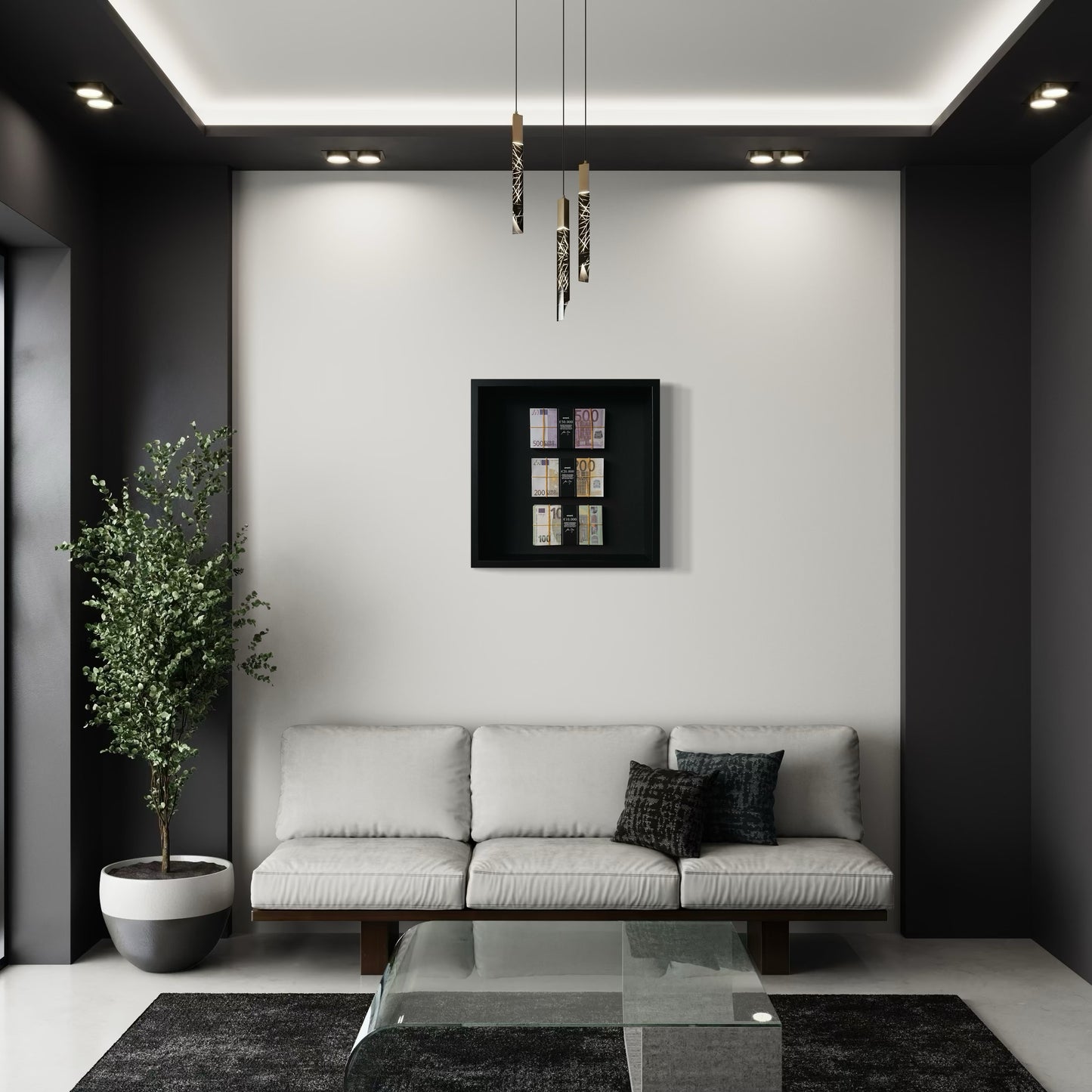 Quadro Money - Vertical Cash Block 80.000€