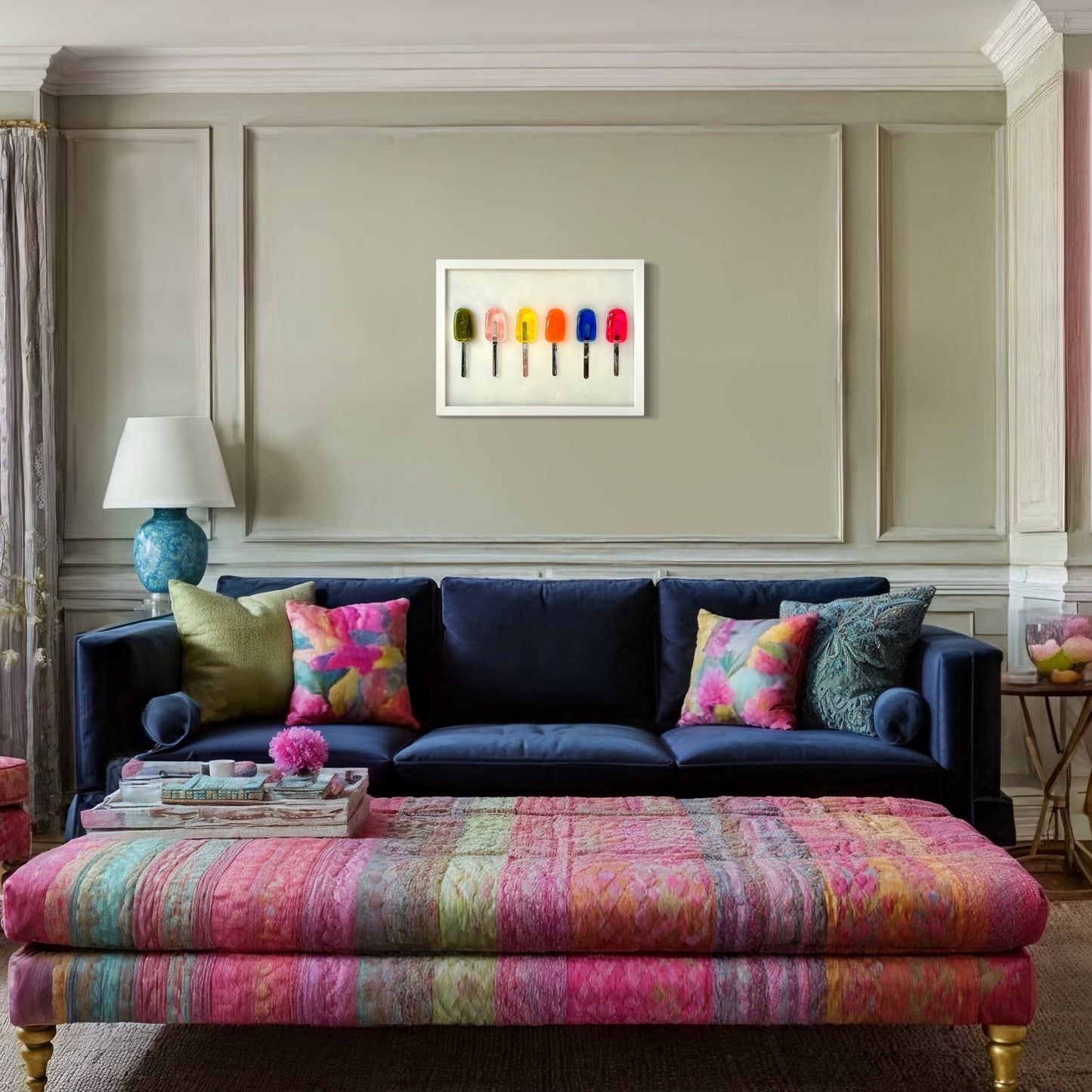 Popsicle frame - Colorful