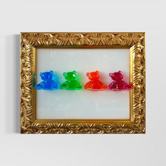 Quadro Orsetti 3D - Colorful - Limited Edition