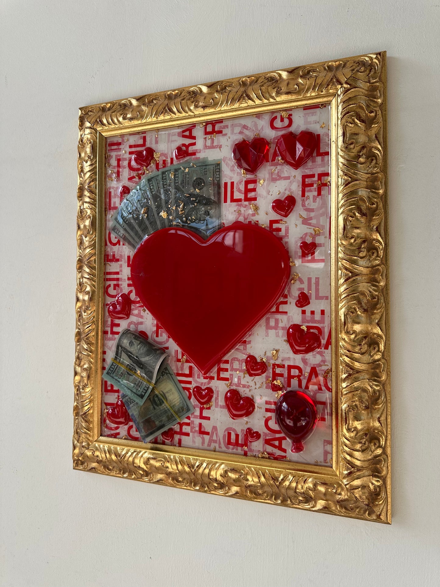 Quadro Cuore & Money - Limited Edition