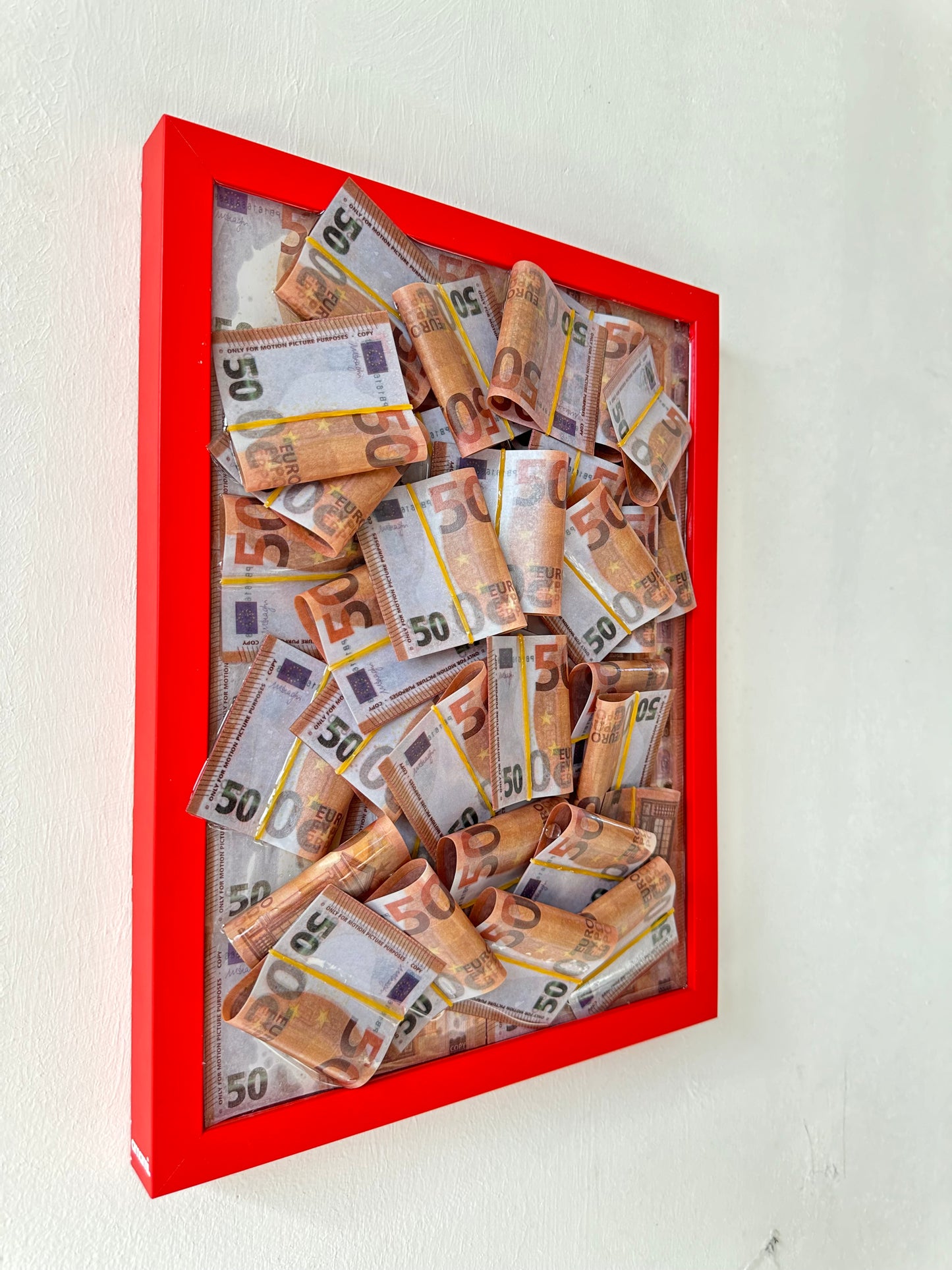 Quadro Raised Riches 50€ - Red