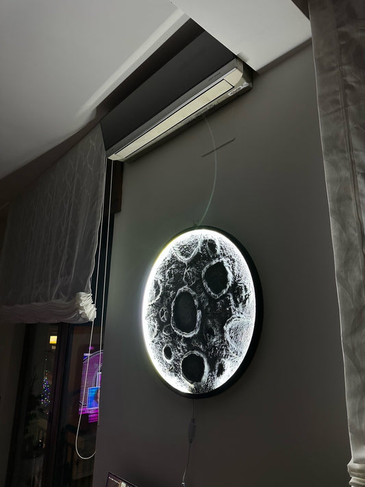 3D Amami Moon - Hanging Led Moon