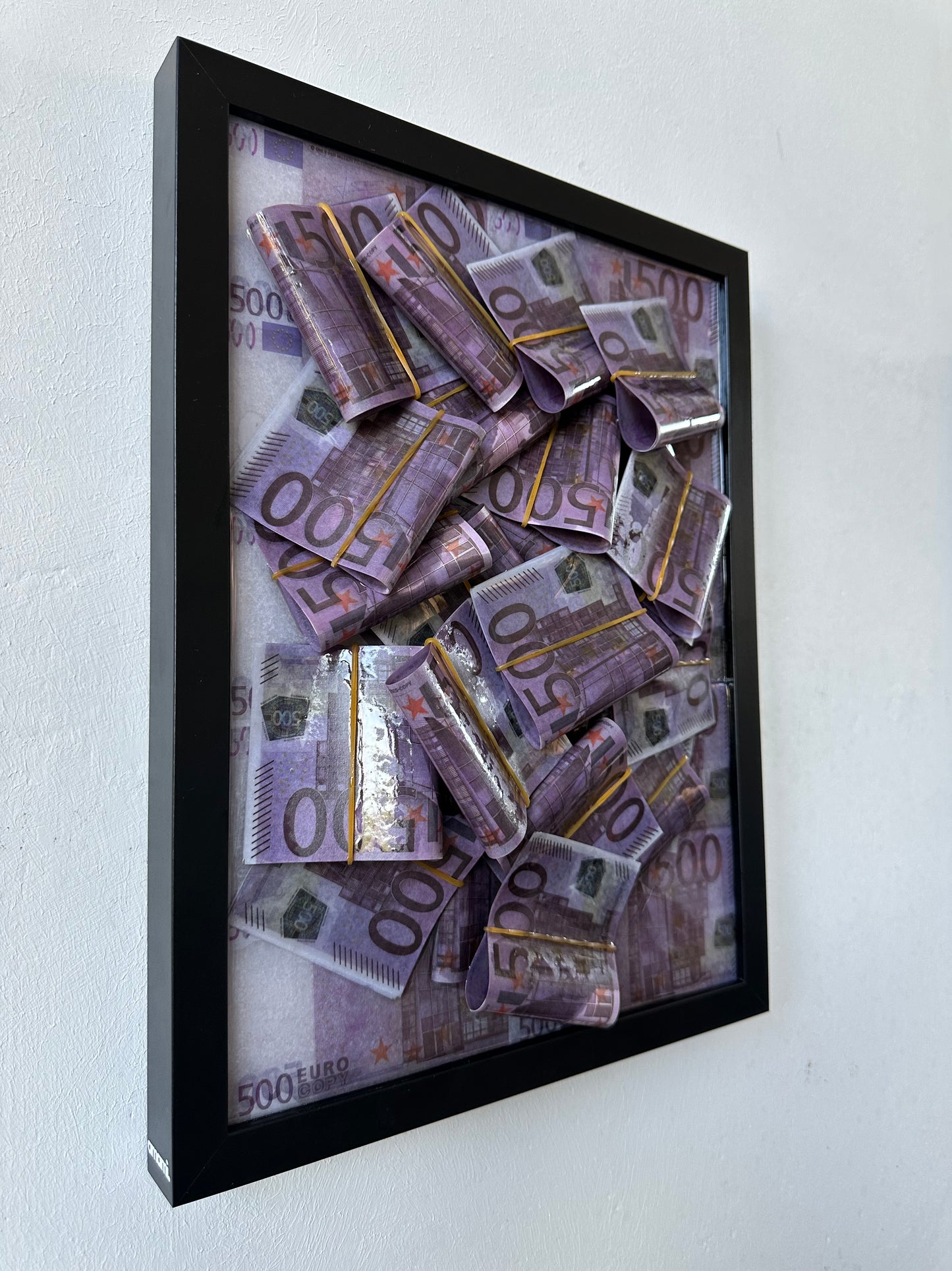 Quadro Raised Riches 500€ - Black