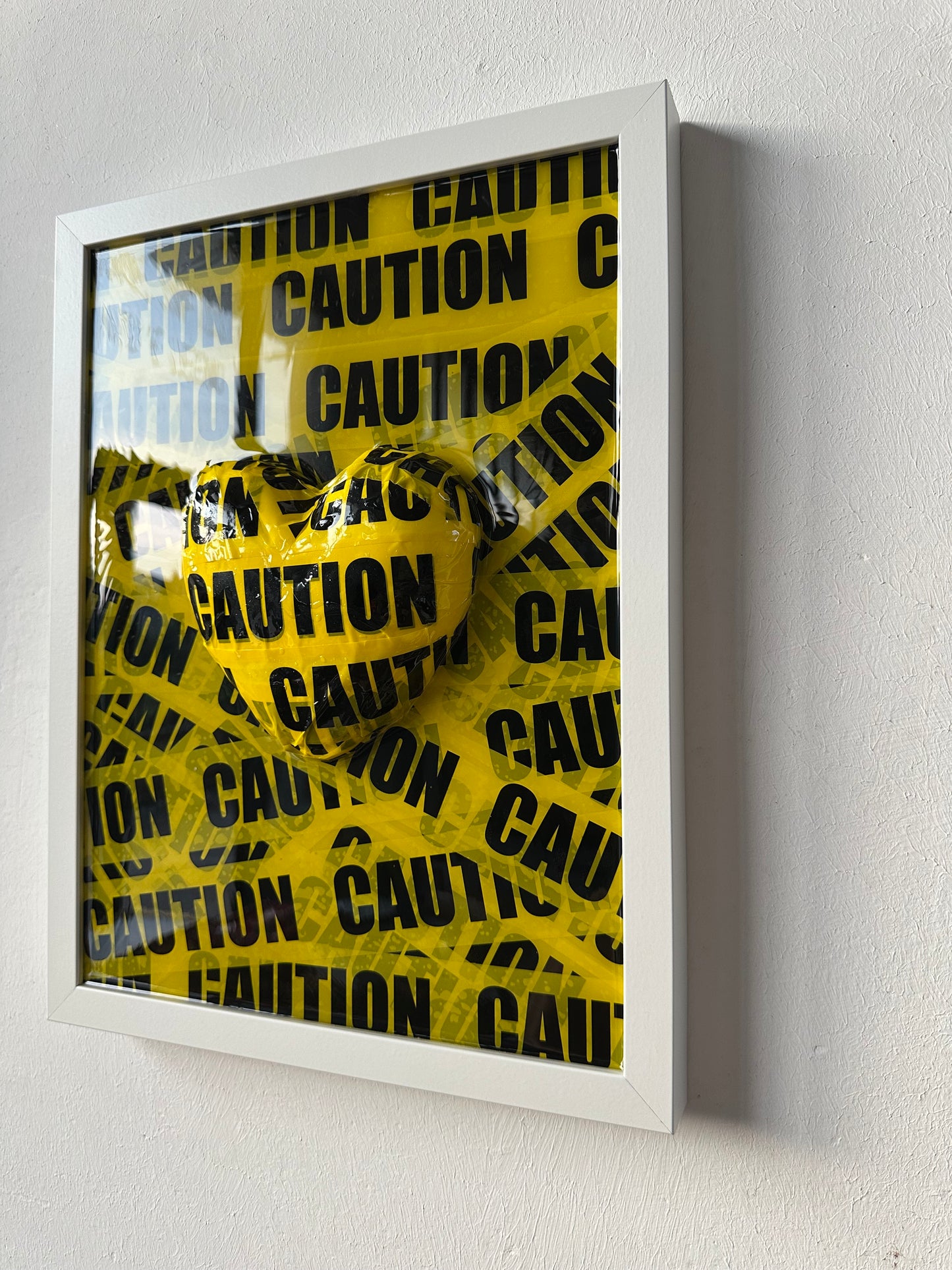 Quadro Cuore “Handle with Caution” - disponibile in 2 colori