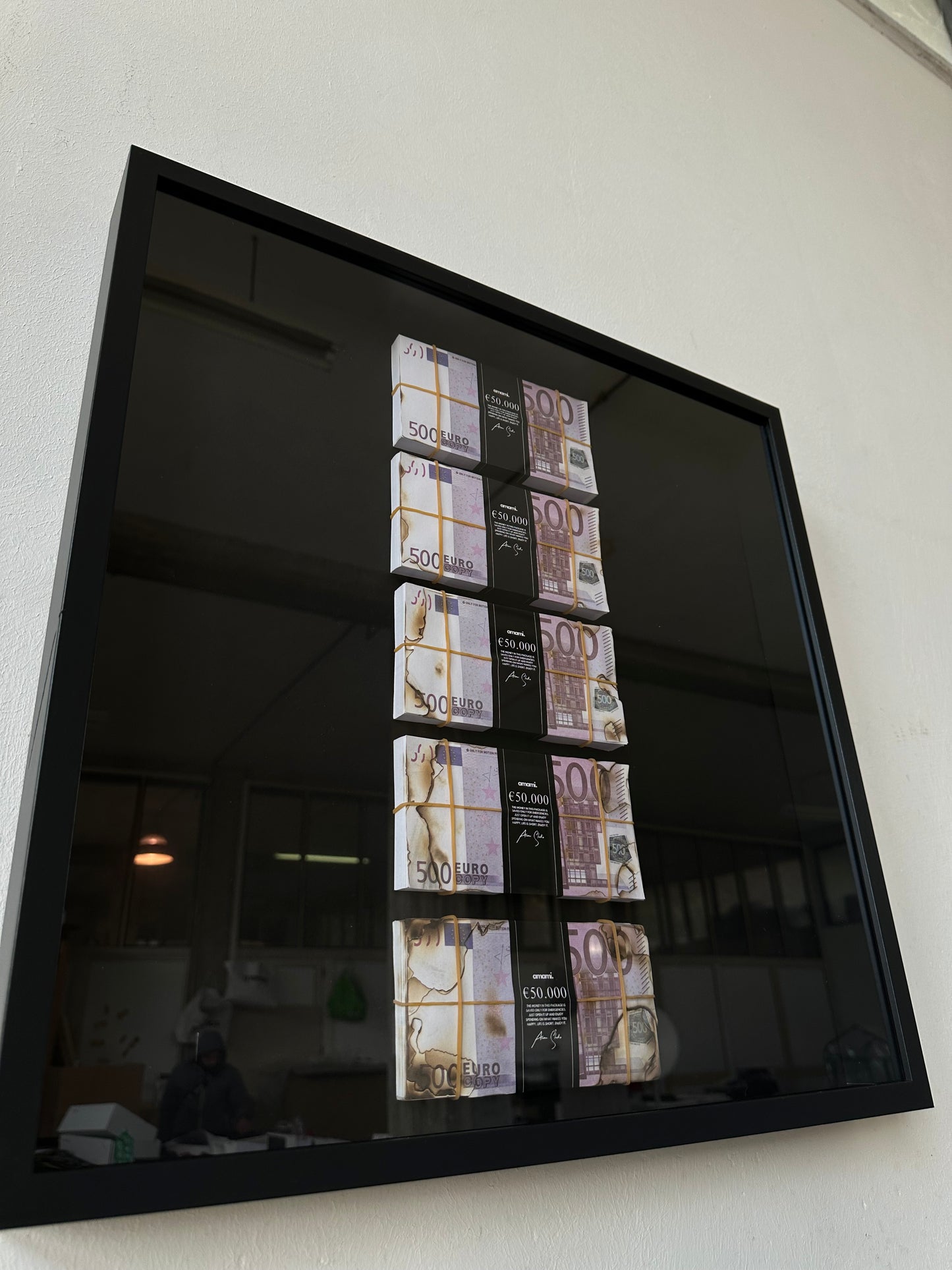 Quadro Money 250.000€ - “Burn To Build” XL