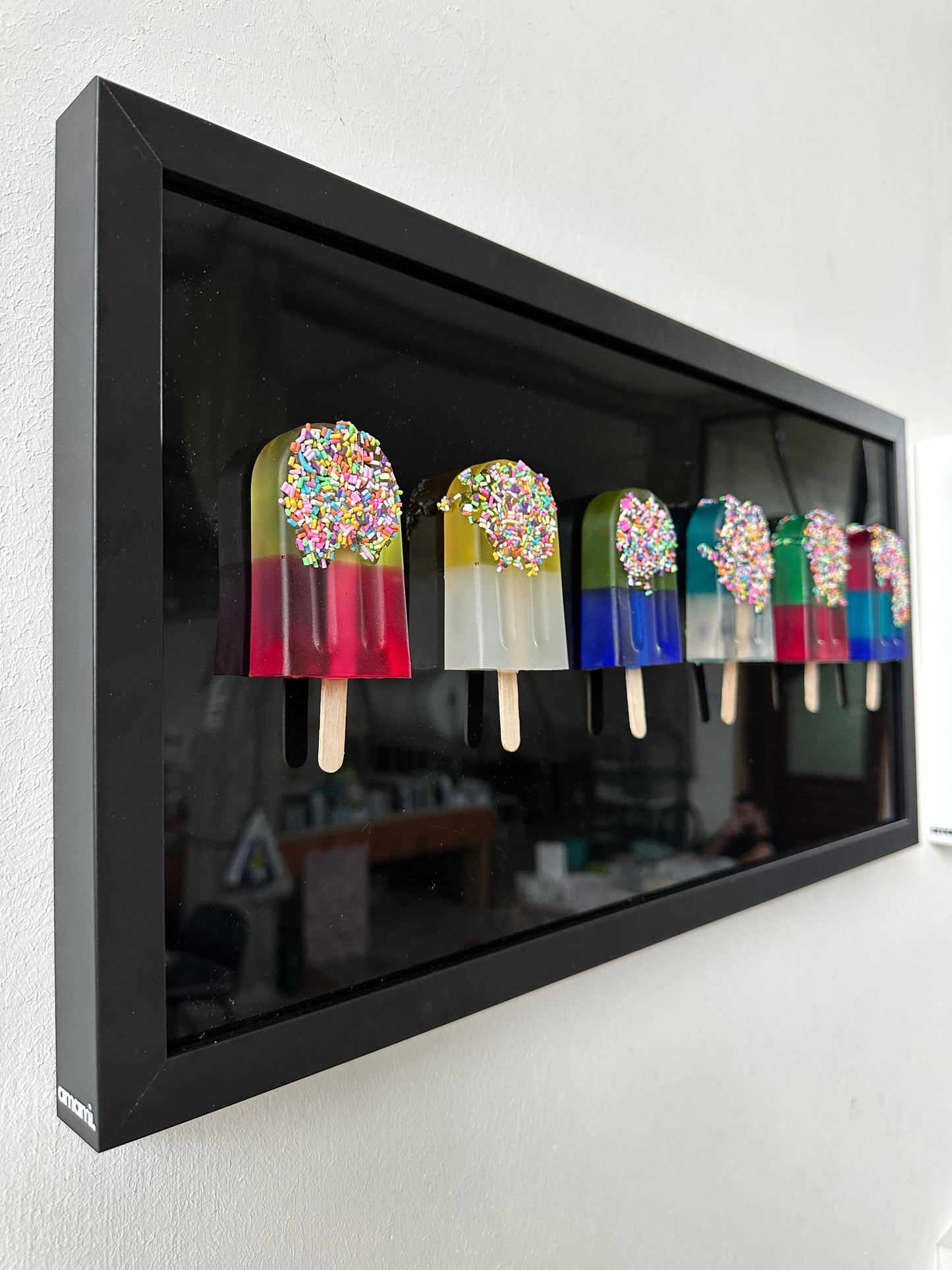 Quadro Classic Popsicle - Black Giant Rainbow Sprinkles