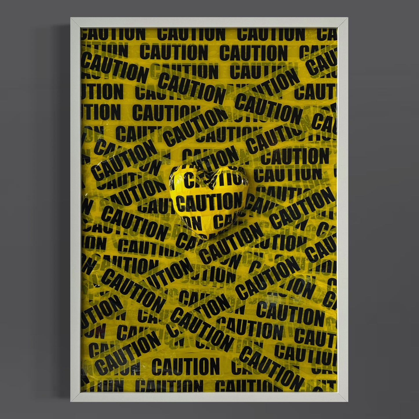 Quadro Cuore “Handle with Caution” - disponibile in 2 colori