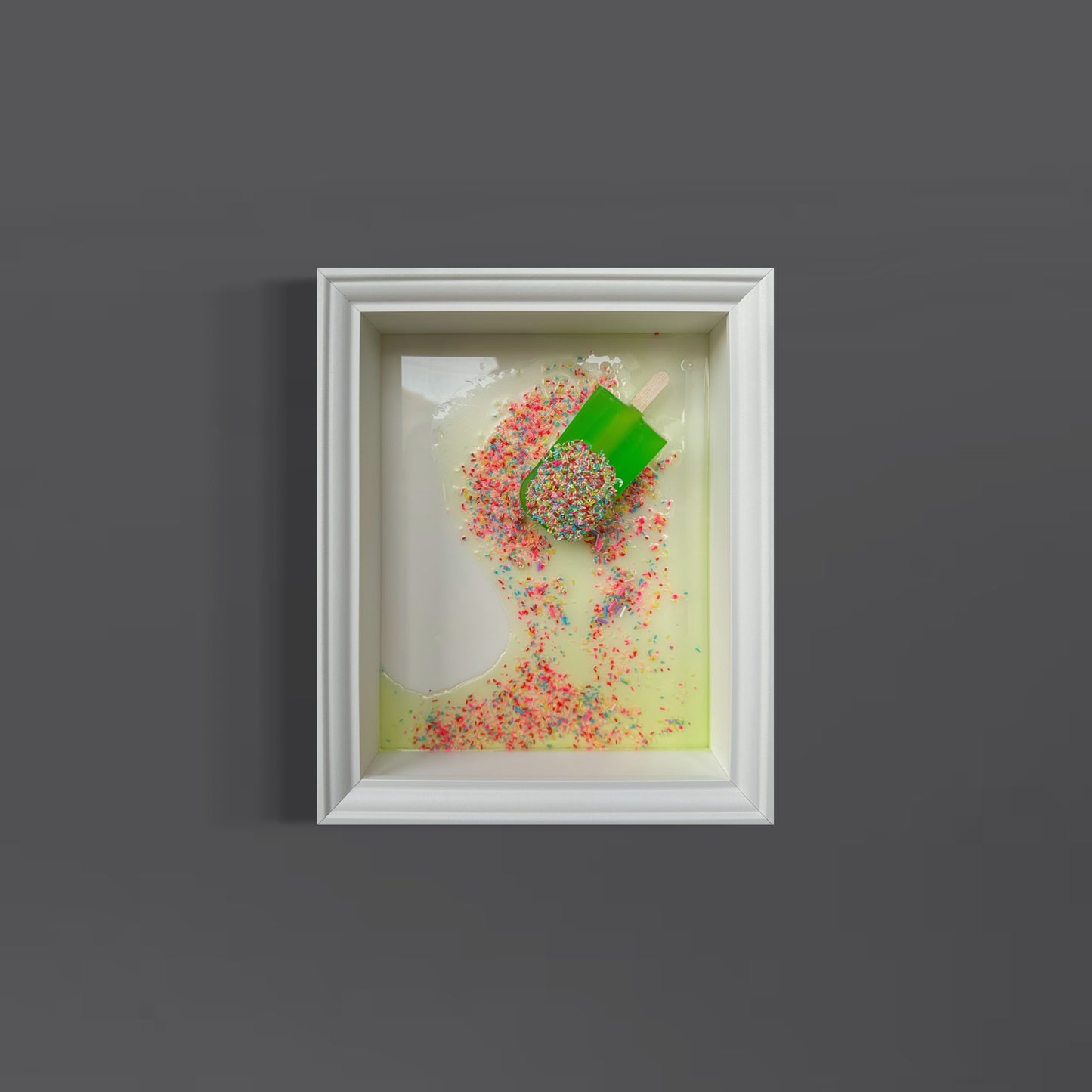 Quadro Ghiacciolo - “Melted Popsicle Green”