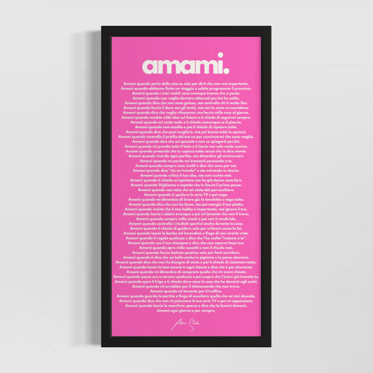 "Amami" - Manifesto dell'Amore Imperfetto PER LEI