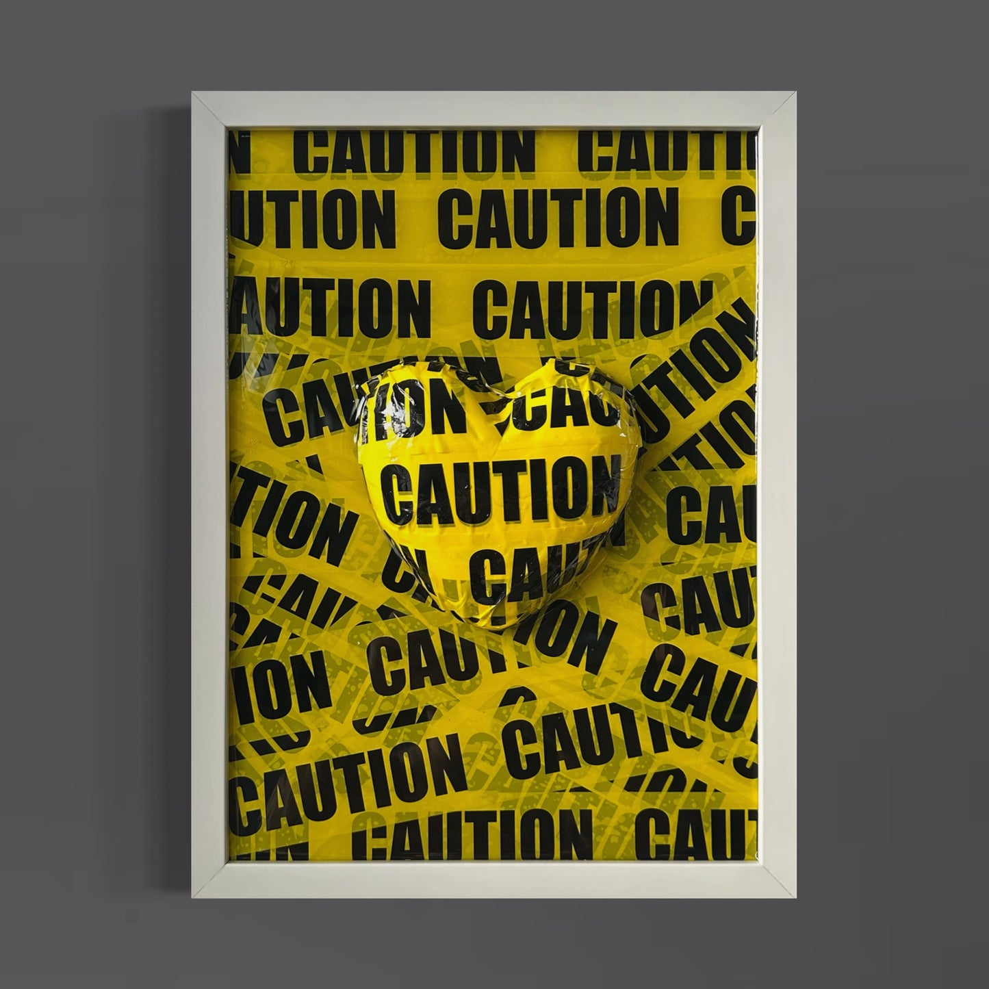 Quadro Cuore “Handle with Caution” - disponibile in 2 colori