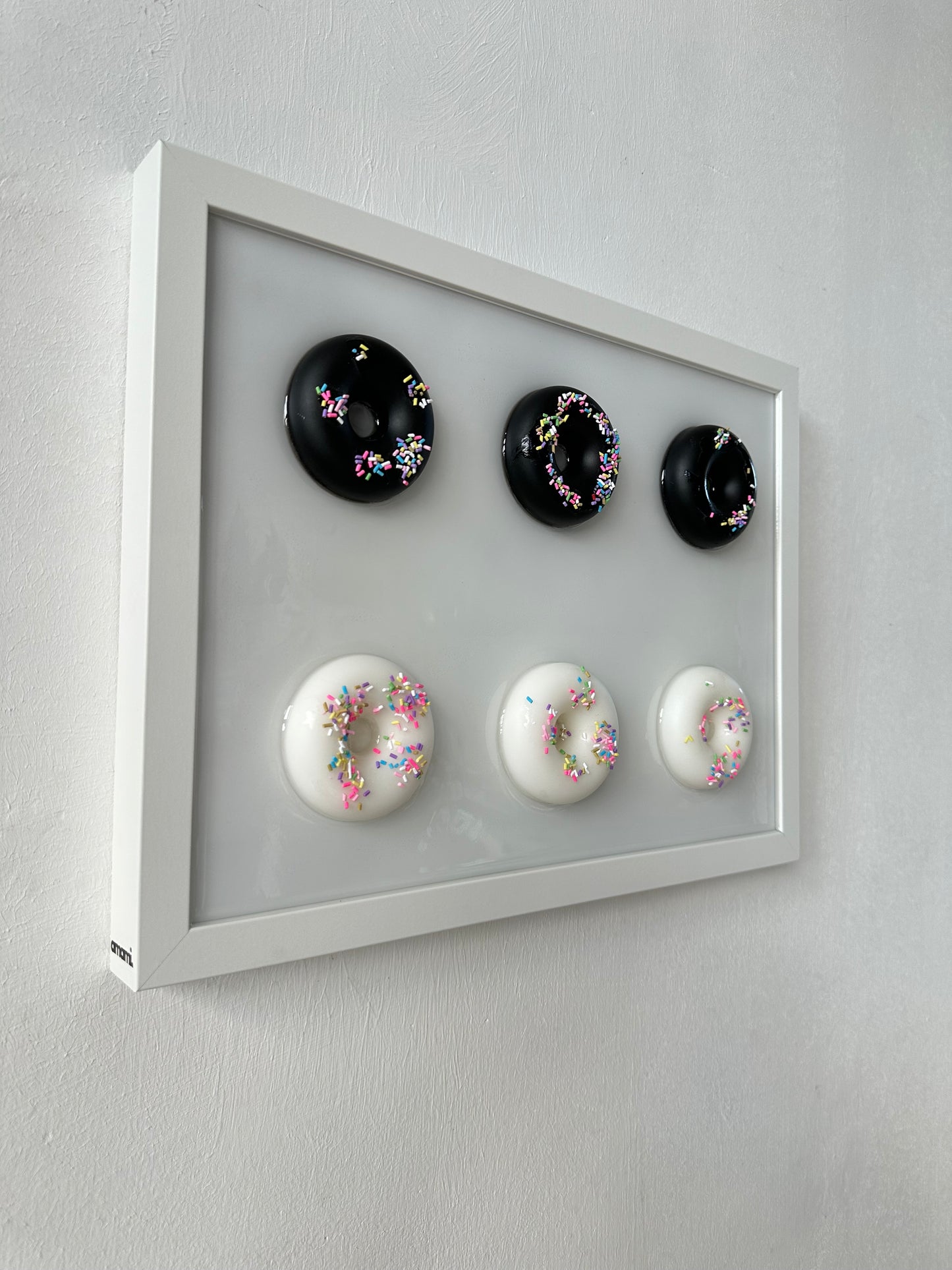 Quadro Donuts - Black & White, Sprinkles