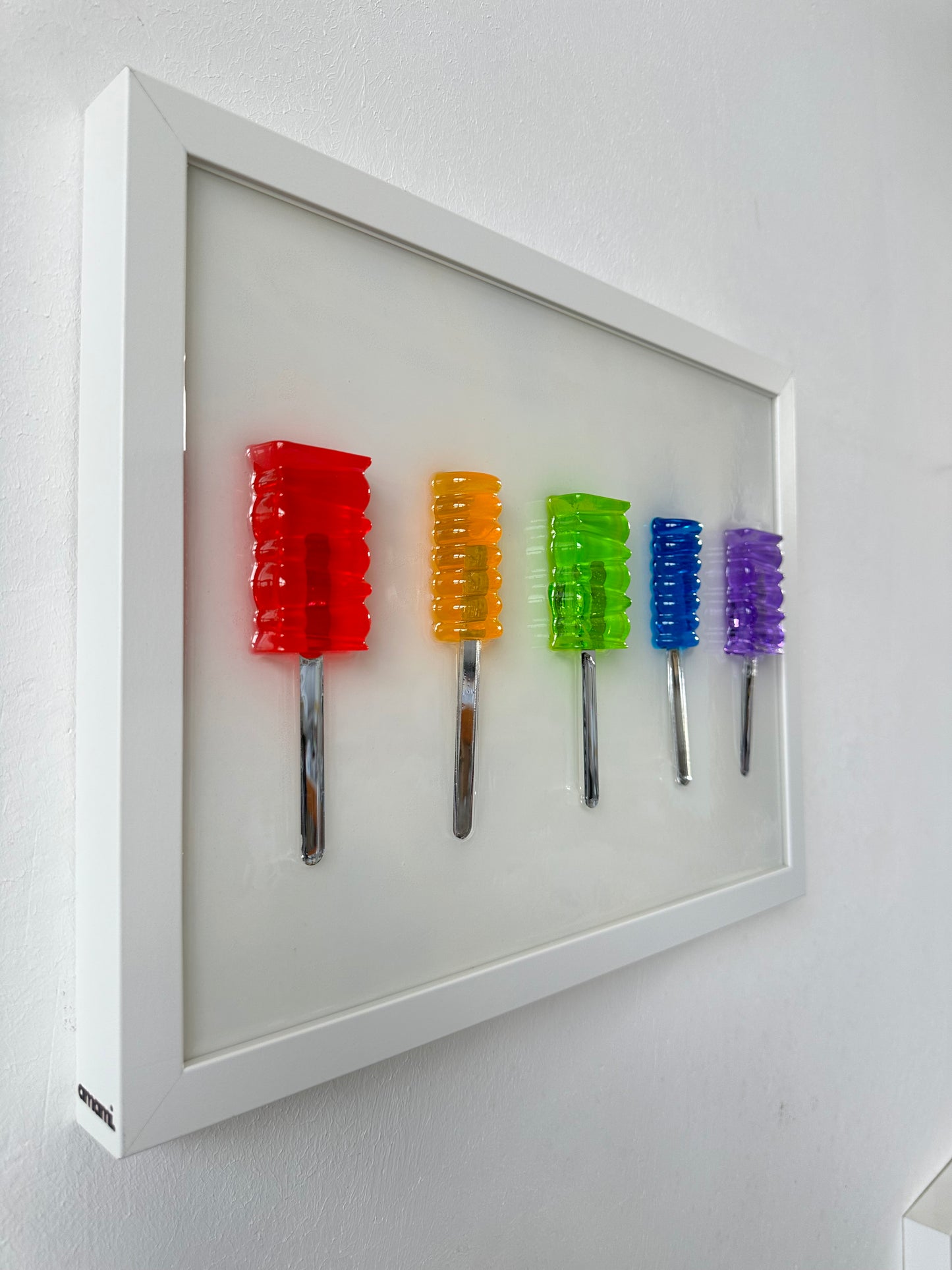 Quadro Cartoon Popsicle - Rainbow