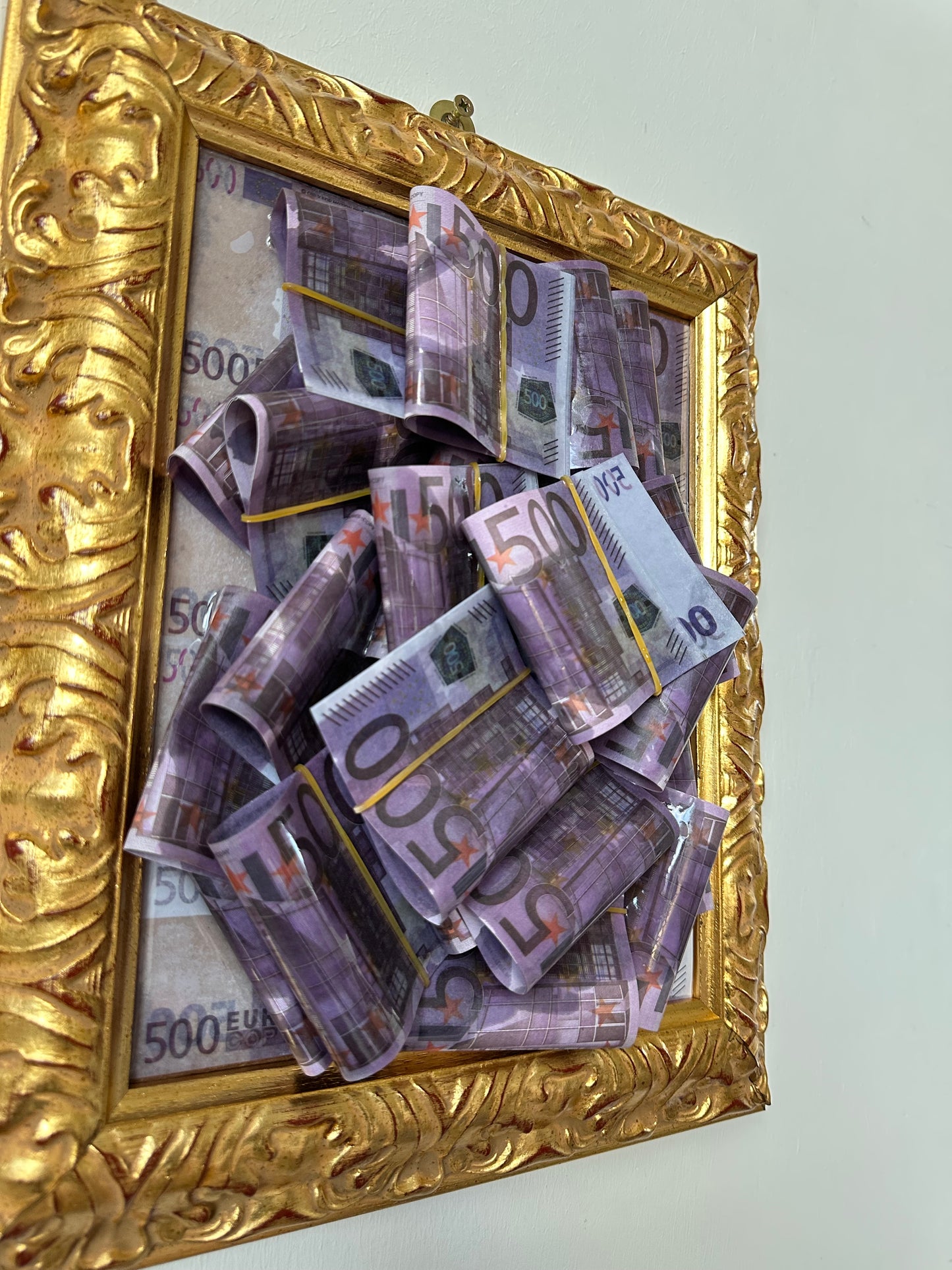 Quadro Raised Riches 500€ - Barocco Gold