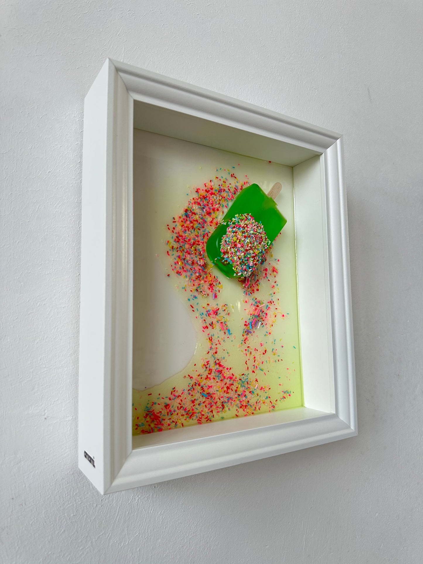 Quadro Ghiacciolo - “Melted Popsicle Green”