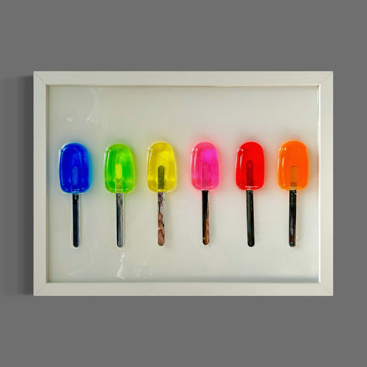 Quadro Popsicle - Rainbow