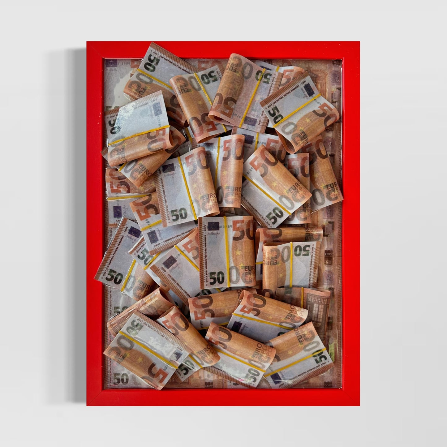 Quadro Raised Riches 50€ - Red