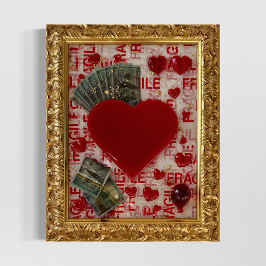 Quadro Cuore & Money - Limited Edition