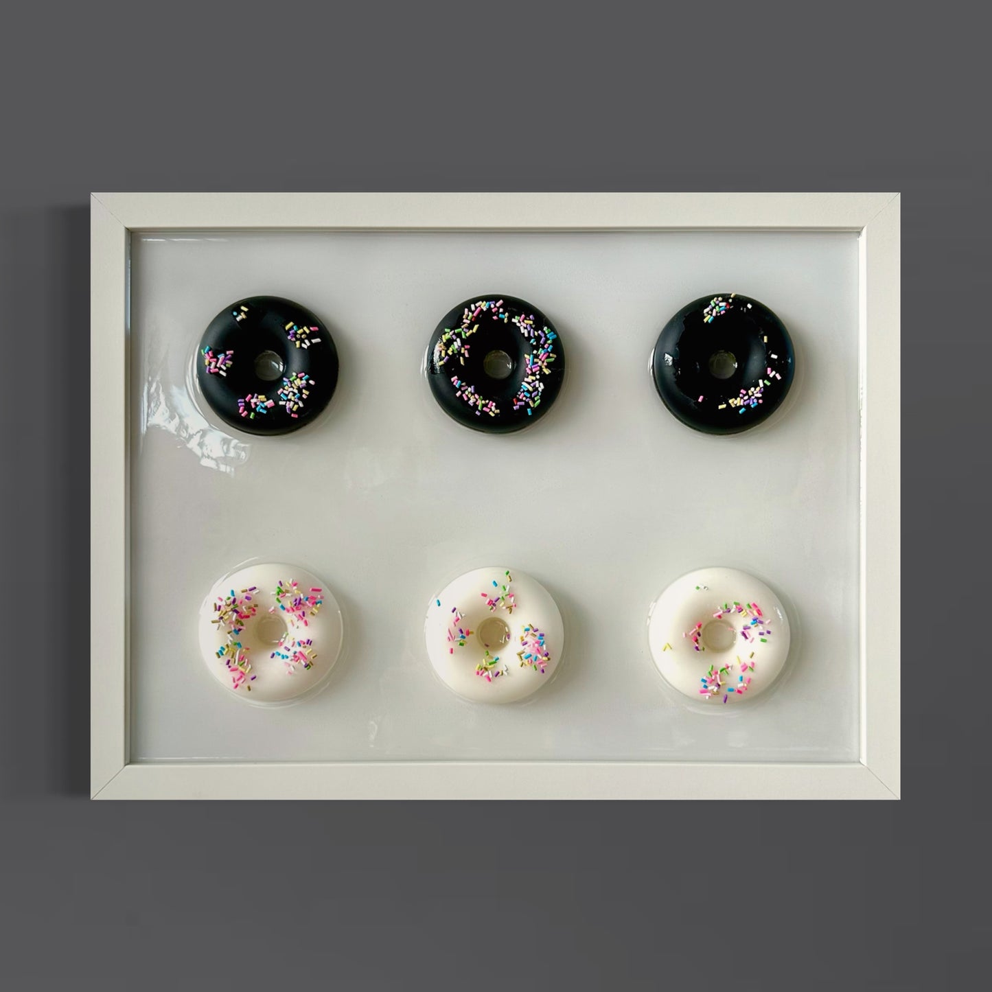 Quadro Donuts - Black & White, Sprinkles